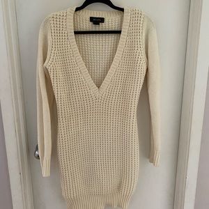 Kopa, off white sweater dress, size S